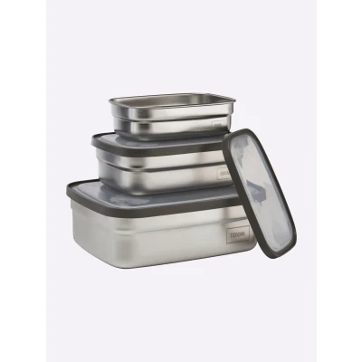Abbildung von Maximex Lunchbox, (Set, 3 tlg.), Edelstahl