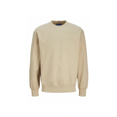 Abbildung von Jack &amp; Jones Sweatshirt, Herren, Größe: Small, Humus