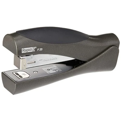Abbildung von Rapid 20679830 StandUP Heftgerät Ultimate NXT Titanium, Kunststoff, 20 Blatt, schwarz
