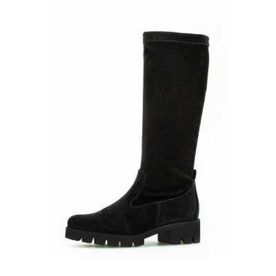 Abbildung von Gabor Plateaustiefel, Damen, Größe: 36, Schwarz Schuhe