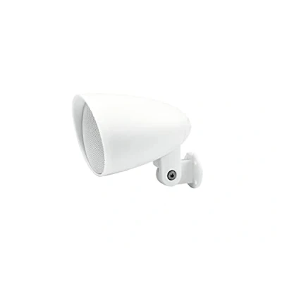 Abbildung von OMNITRONIC PS 2.5WB Projektorlautsprecher, weiß, 1 Paar 2 wetterfeste 2,5&quot; Wandlautsprecher mit Halterung, 70 W RMS / 8 Ohm