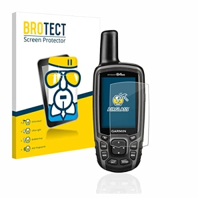 Abbildung von BROTECT Schutzglas für Garmin GPSMAP 64st Schutzfolie Panzer Folie Glas [Extrem Kratzfest 9H, Anti Fingerprint, Ultra Transparent]