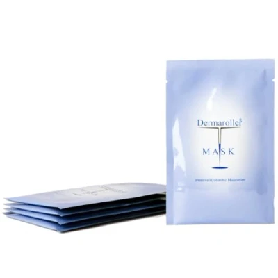 Abbildung von Dermaroller Hyaluronsäure Gesichtsmaske gegen trockene Haut Skincare (Premium) Spendet Feuchtigkeit, mildert Falten, unterstützt die Kollagenbildung 1 Stück (5er Pack))
