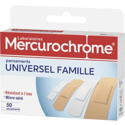Abbildung von mercurochrome Universal Familie 50 Pflaster