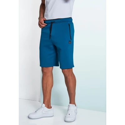 Abbildung von John Devin Sweatshorts, seitliche Taschen mit schwarzem Reißverschluss