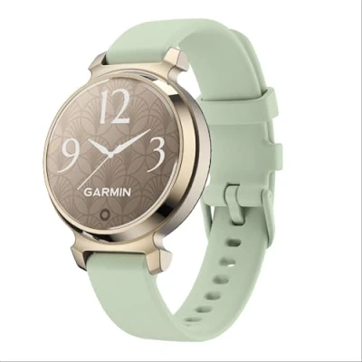 Abbildung von GIOPUEY Armband Kompatibel mit Garmin Lily 2/Claasic/Active, Weiches Silikon [Verschleißfest] [Atmungsaktiv] Ersatzarmband Matcha Green