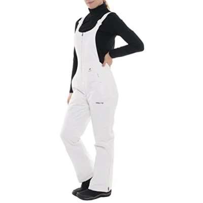 Abbildung von Arctix Damen Essentielle Isolierte Latzhose Ski Lätzchen, Weiss/opulenter Garten, 4X Short