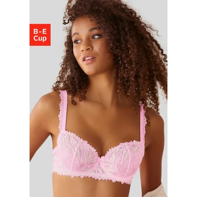 Abbildung von Lascana Balconette BH rosecreme, Damen, Größe: 75DD, Rose creme
