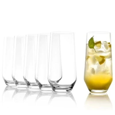 Abbildung von Stölzle Longdrinkglas &quot;REVOLUTION&quot;, (Set, 6 tlg.), aus Kristallglas, Höhe ca. 14,4 cm, spülmaschinengeeignet, teilig
