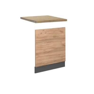 Abbildung von Vicco Frontblende Fame Line, Goldkraft Eiche/Anthrazit, 60 cm, AP Eiche