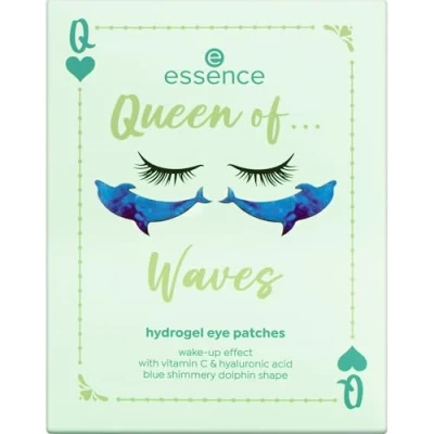 Abbildung von essence Queen of... Stars hydrogel eye patches, Augenpflege, Nr. 01, Schwarz, pflegend, erfrischend, Einfach zu entfernen, natürlich, vegan, ölfrei, ohne Parfüm, Alkohol, 4er Pack (4x1pair)