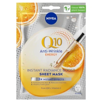 Abbildung von NIVEA Q10 ENERGY Anti Falten Maske im Flach 1 Stück