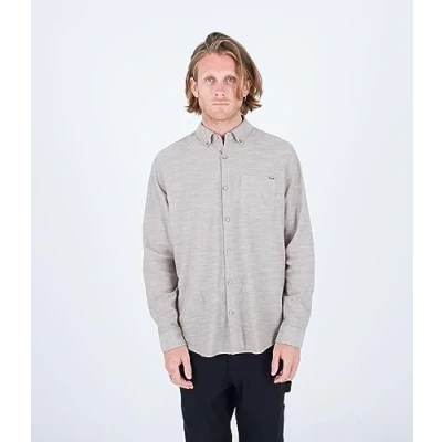 Abbildung von Hurley Herren O&amp;o Stretch Ls Hemd, olivgrün, S