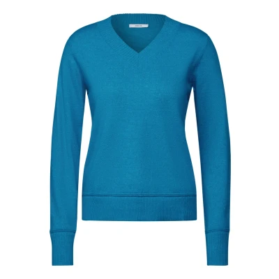 Abbildung von Cecil Strickpullover, Damen, Größe: XXL, Türkis