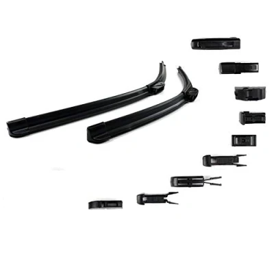 Abbildung von Good Wiper mit ADAPTER 1 Set 700/650 mm Scheibenwischer F7 Flachbalkenwischer Wischerblatt Scheibenwischerblatt MULTI Line