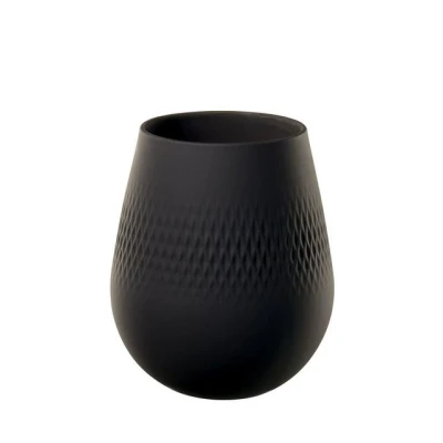 Abbildung von Villeroy &amp; Boch Manufacture Collier noir Vase No.2 Carré klein