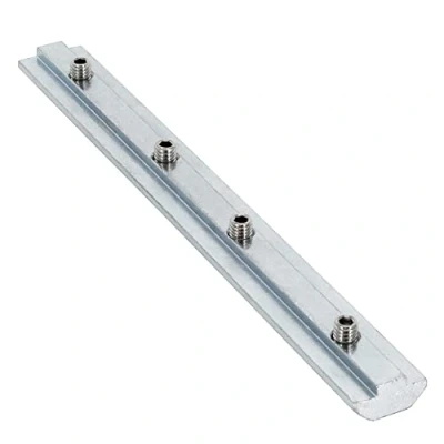 Abbildung von SCHMIDT systemprofile Profil Profilverbinder Nut 8 180mm Streckenverbinder Schrauben