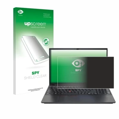Abbildung von upscreen Anti Spy Blickschutzfolie für Lenovo ThinkPad E15 Gen 3 Privacy Screen Displayschutz Folie [Sichtschutz, Blaulichtfilter]