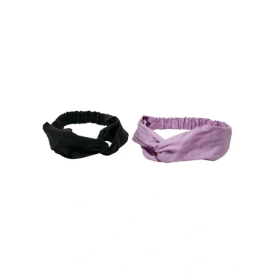 Abbildung von Urban Classics Light Basic 2PACK Haarstylingaccessoires, Damen, Größe: One Size, Lilac black