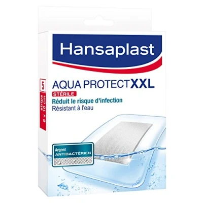 Abbildung von Hansaplast Set 5 Pflaster XXL Aqua Protect 8 x 10 cm