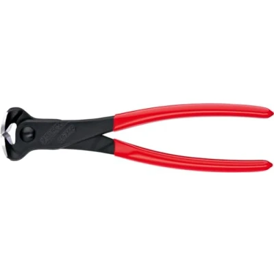 Abbildung von Knipex Vornschneider schwarz atramentiert, mit Kunststoff überzogen 200 mm (SB Karte/Blister) 68 01 SB