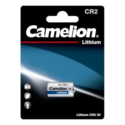 Abbildung von Camelion 19001142 Lithium Foto Batterie CR2 mit 3 Volt, Kapazität 850 mAh, für den Einsatz in digitalen Kameras