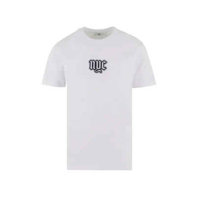 Abbildung von Mister Tee NYC OLD English Wording Patch Tshirt print, Herren, Größe: 4XL, White