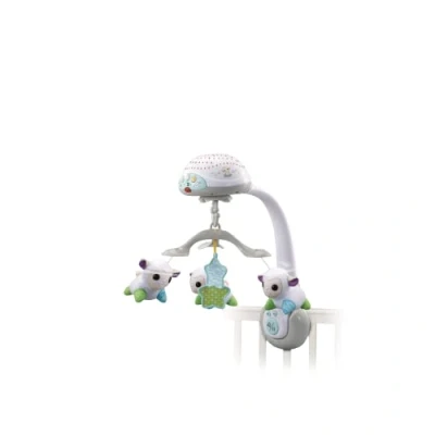 Abbildung von VTech Baby Wiegenlied Lämmer Mobile mit bunten Lichtmustern, Beruhigende Musik, Weißes Rauschen &amp; Naturgeräusche, Geschenk für Babys 0, 3, 6, 9+ Monate, Englische Version
