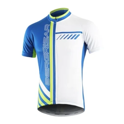 Abbildung von BERGRISAR Radtrikot Herren Kurzarm Rennrad Fahrrad Trikots, 8002 blau, Mittel