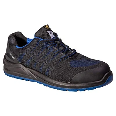 Abbildung von Runnex Sicherheitsschuh SportStar S1P ESD 5109 44 schwarz/blau Gr.