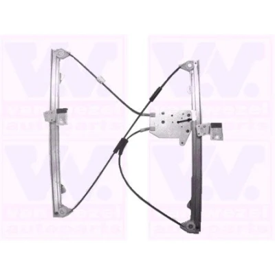 Abbildung von Van Wezel Fensterheber vorne links elektrisch ohne Elektromotor 1867269 FORD: Galaxy Mk1 MPV, VOLKSWAGEN: Sharan I, SEAT: Alhambra I