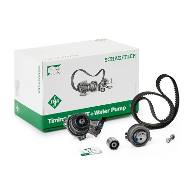 Abbildung von INA 530 0665 30 Wasserpumpe + Zahnriemensatz schaltbare SEAT: Ibiza 4 Schrägheck, ST, Sportcoupe, SKODA: Rapid Spaceback
