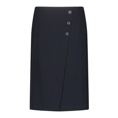 Abbildung von Gerry Weber KURZ Knieumspielender IN Optik Alinienrock, Damen, Größe: 38, Navy