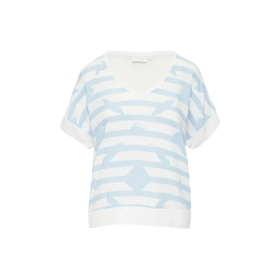 Abbildung von comma casual identity Tshirt print, Damen, Größe: 38, Hellblau