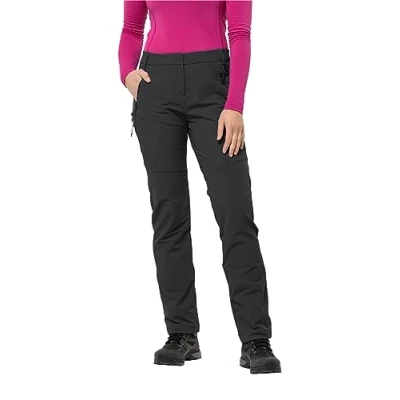 Abbildung von Jack Wolfskin Glastal Winter Pants Outdoorhose, Damen, Größe: 44, Black