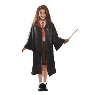 Abbildung von Ciao Hermione Granger costume disguise fancy dress girl official Harry Potter (Size 5 7 years), Schwarz/Rot