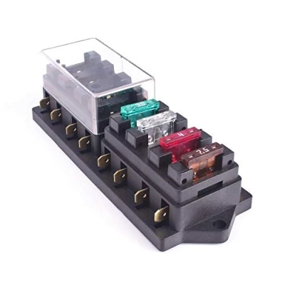 Abbildung von edi tronic 12V/24V KFZ LKW Auto Boot Sicherungshalter Sicherungsdose Sicherungskasten 8 Fach