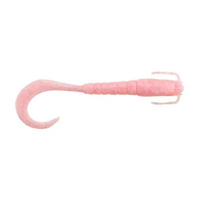 Abbildung von Berkley Gulp! Saltwater Jigging Shrimp 5in Shad (4 Stück) Flash Pink Gummifisch