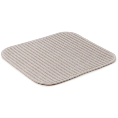 Abbildung von Gözze Rutschfester Weicher Toilettenteppich in U Form, 100% Polyester, 50 x 45 cm Taupe
