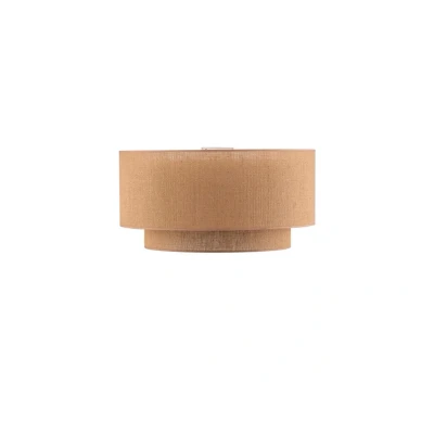 Abbildung von Euluna Deckenleuchte Boho jute, naturbraun, Textil, Ø60cm