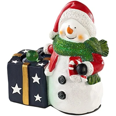 Abbildung von Callstel Lautsprecher ohne Kabel: Weihnachtlicher Schneemann mit Bluetooth, 8 Watt (Geschenkidee für Weihnachten, Batteriebetriebene Lautsprecher, Weihnachts Kinder)