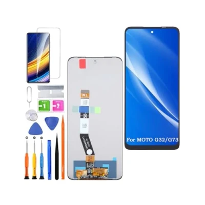 Abbildung von HLYGZX Ersatz Original Display für Motorola Moto G32 / G73 LCD Bildschirm, XT2235 Bildschirm Touch Digitizer Assembly Reparaturteile Kit