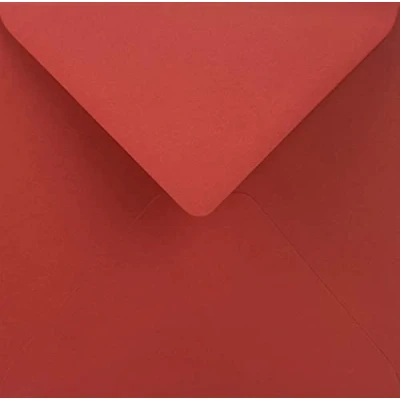Abbildung von Netuno 100 Umschläge quadratisch Rot 153 x mm 115g Sirio Color Lampone rote Briefumschläge hochwertig schöne Briefhüllen Einladungsumschläge edel Papierbriefumschläge elegant red envelope