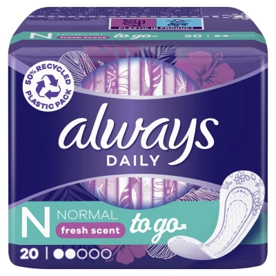 Abbildung von always Slipeinlagen Daily to go Normal 20 St.