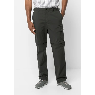 Abbildung von Jack Wolfskin Wanderthirst ZIP Pants Outdoorhose, Herren, Größe: 58, Granite black