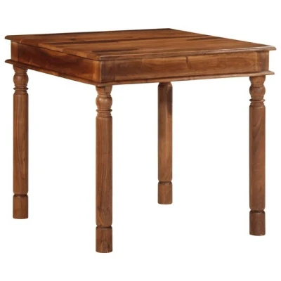 Abbildung von vidaXL Esstisch 80x80x77 cm Massivholz Akazie (1 St)