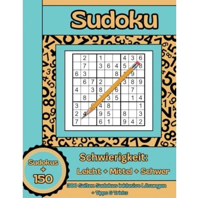 Abbildung von Sudoku Meisterserie: Herausforderung angenommen!: Schwierigkeitsgrad: Leicht,Medium und Schwer. Trainieren Sie Ihr Gehirn steigern Ihre Konzentration