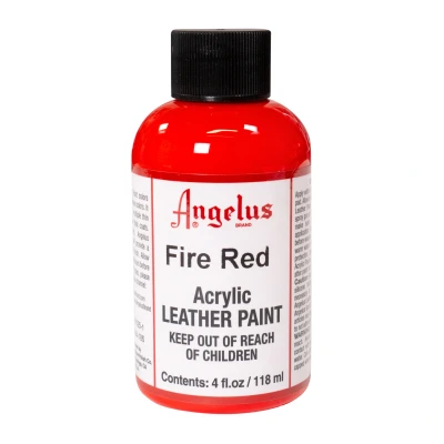 Abbildung von Angelus Lederfarbe Feuerrot