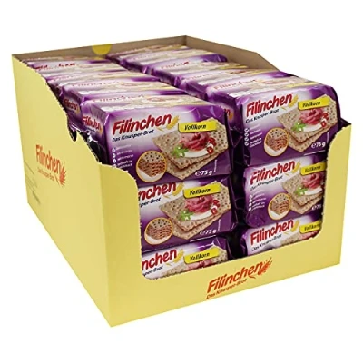 Abbildung von 30er Pack Filinchen Das Knusper Brot Vollkorn 30 x 75 g laktosefrei zuckerarm natriumarm