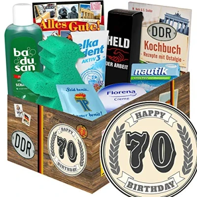 Abbildung von 70 Geburtstagsgeschenke / Geburtstag Geschenke Frauen/Pflegebox der DDR